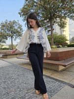 Calça Clássica Azul Marinho - Image 2