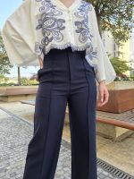 Calça Clássica Azul Marinho - Image 4