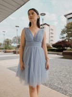 Vestido Tule Azul Baby