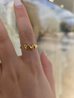 Anel Corações Aço Inox. - Image 3