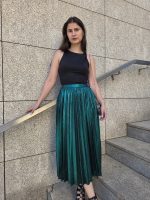 Saia Verde Brilhante