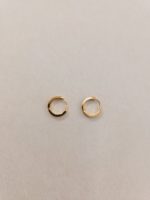 Brinco Argola Fina Com Brilho Aço Inox. - Image 3