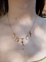 Colar Dourado Com Cruz Aço Inoxidável - Image 2