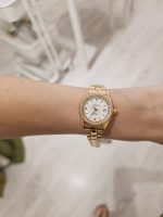 Relógio Analógico Com Brilho Aço Inox.