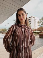 Vestido Estampado Castanho - Image 4