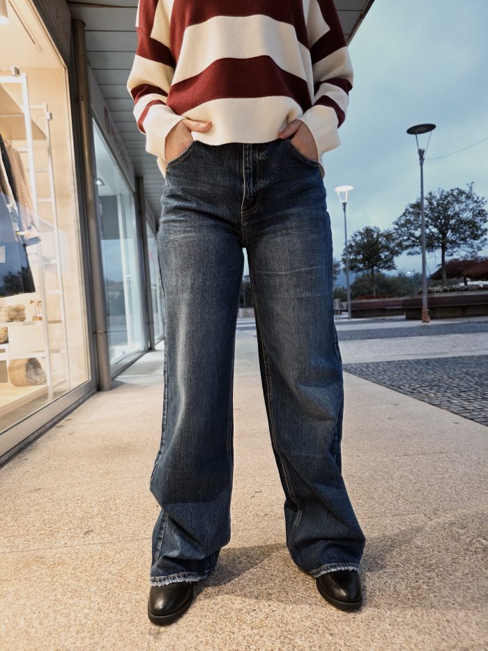 CALÇA JEANS PERNA LARGA - Image 1