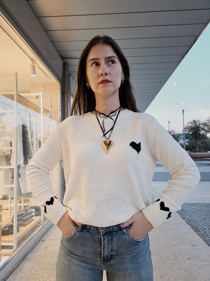Camisola Malha Coração
