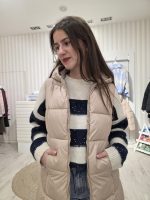 COLETE BEGE COM CAPUZ - Image 3