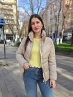 CASACO ACOLCHOADO BEGE