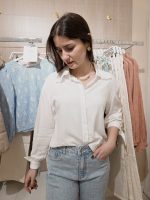 CAMISA BRANCA GOLA BORDADA - Image 5