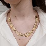 Colar Dourado Aço Inoxidável