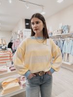 Malha Riscas Amarela