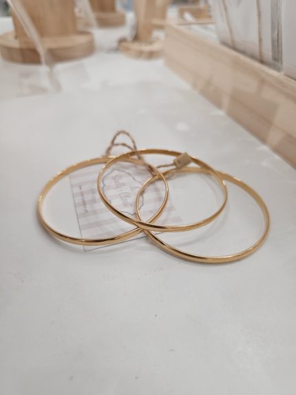 CONJUNTO DE PULSEIRA RÍGIDA AÇO INOX