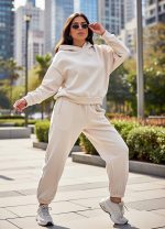 Calça Bege Com Punho