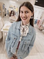 Casaco Jeans Bolso Largo