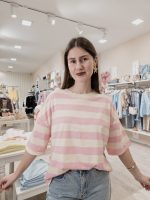 CAMISOLA RISCADA ROSA