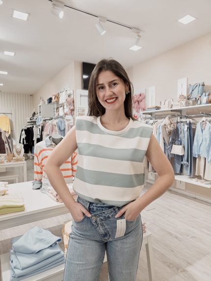 Camisola Riscada Verde