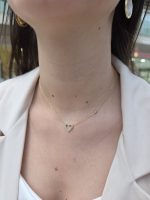 Colar Coração Brilho Aço Inox. - Image 2