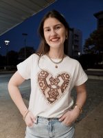 Camisola Coração Castanho