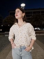 Camisa Com Folha Camel - Image 4