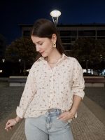 Camisa Com Folha Camel - Image 2