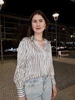 Camisa Acetinada Risca Preta - Image 5