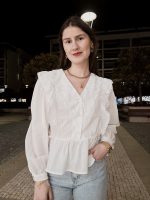 Blusa Branca Com Folho - Image 5