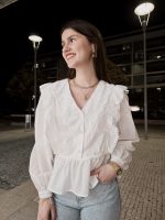 Blusa Branca Com Folho - Image 7