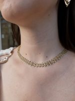 Colar Corrente Dourado Aço Inoxidável