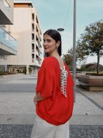 Blusa Vermelha Oversize