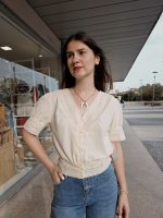 Blusa Abotoada Bege - Image 3