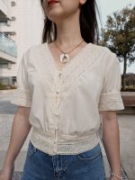 Blusa Abotoada Bege - Image 6