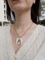 Colar Dourado Aço Inoxidável