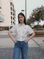 Camisa Com Flor De Lantejoula - Image 2
