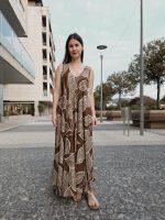 Vestido Oversize Castanho Estampado - Image 7