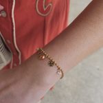 Pulseira Dourada Aço Inoxidável