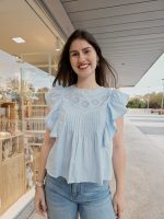 Blusa Azul Bordado - Image 2