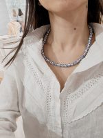 Colar Estilo Artesanato Português Aço Inox