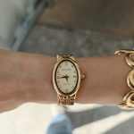 Relógio Dourado Aço Inoxidável