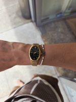 Relógio Analógico Com Mostrador Preto Aço Inox - Image 5