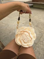 Bolsa de Crochê Bege Manteiga - Image 5