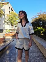 Polo Bege Com Linho - Image 3