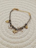 Pulseira Preta Com Figuras Douradas Aço Inox - Image 3