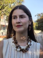 Brincos Castanho Aço Inox