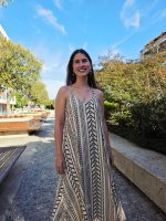 Vestido Estampado Bege - Image 2