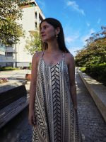 Vestido Estampado Bege - Image 4