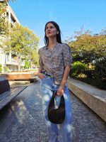 Camisa Castanha Vichy