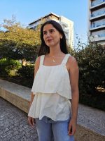 Top Branco Com Folho - Image 2