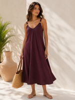 Vestido Ameixa