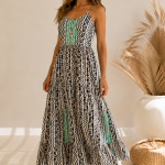 Vestido Com Estampa Colorida